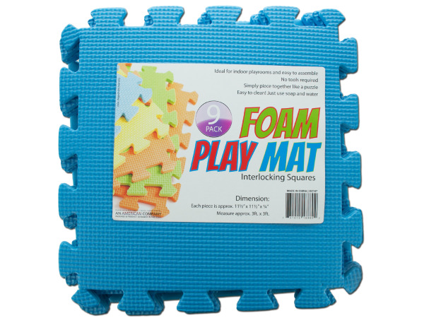 bulk buys OC107-12 Interlocking Foam Play Mat -Pack of 12