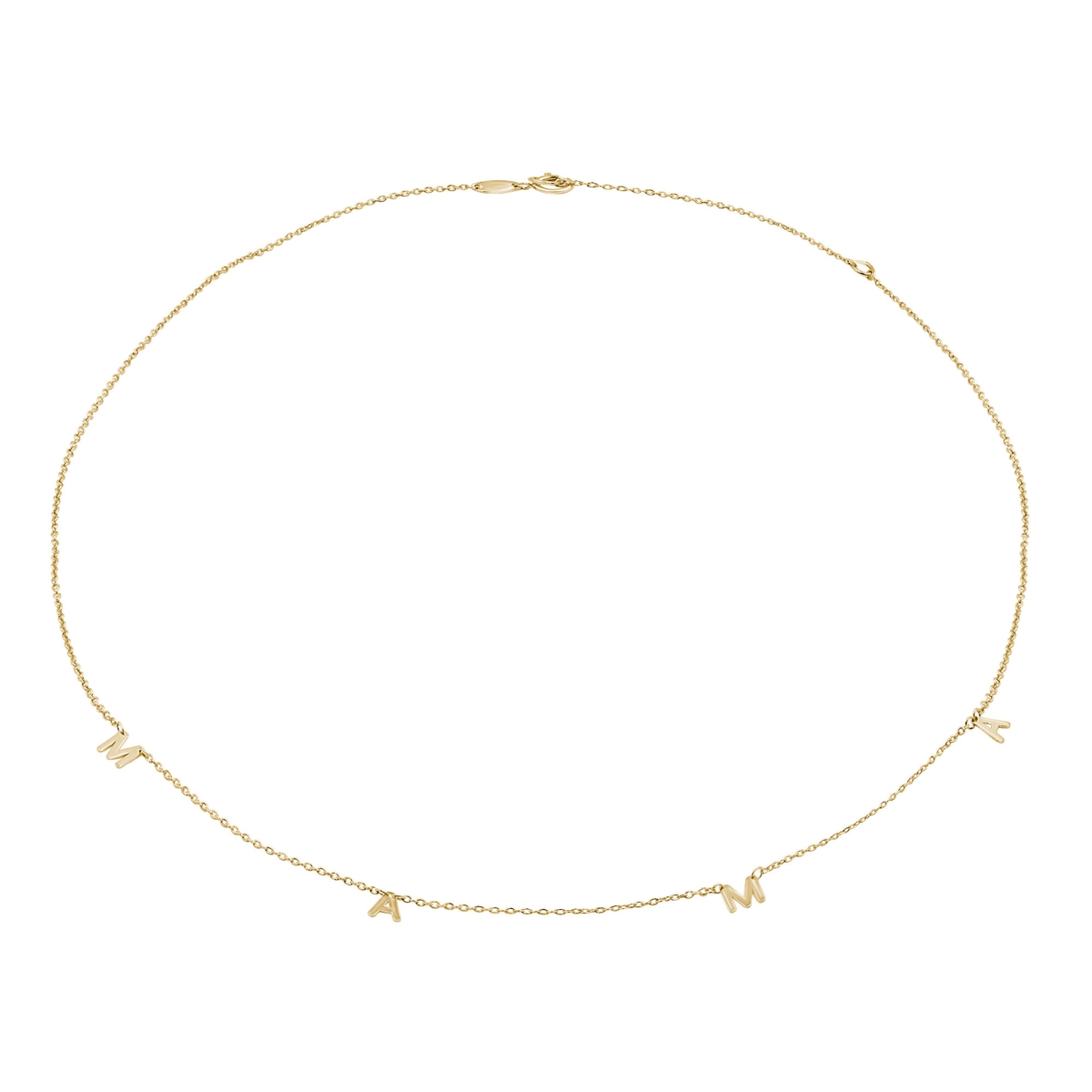 Majesty Diamonds MDR210176 Mama Necklace in 14K Yellow Gold