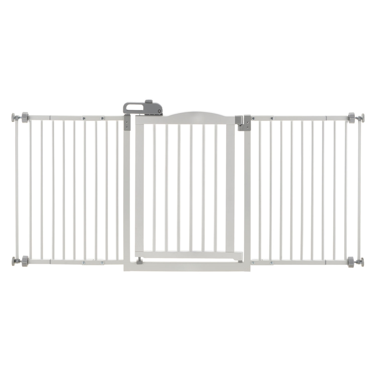 Richell R94933 One-Touch Wide Pressure Mounted Pet Gate II&#44; White