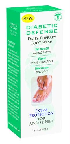 Complete Medical Diabetic Defense Daily Therapy Foot Wash  5.1 oz. Bottle