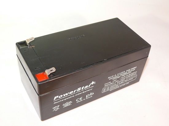 POWERSTAR PS12-3.3-229 12V 3.3Ah Sealed Lead Acid SLA Battery for APC RBC47 PS-1230