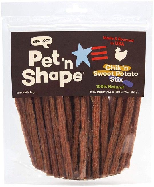 Pet 'N Shape Pet n Shape PN15023 14 oz Natural Chik n Sweet Potato Stix Dog Treats