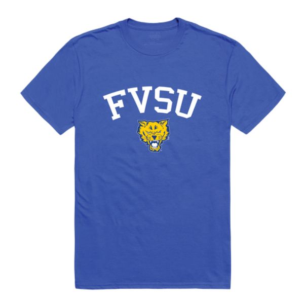 W Republic 539-642-RYL-01 Fort Valley State University Wildcats Arch T-Shirt&#44; Royal - Small