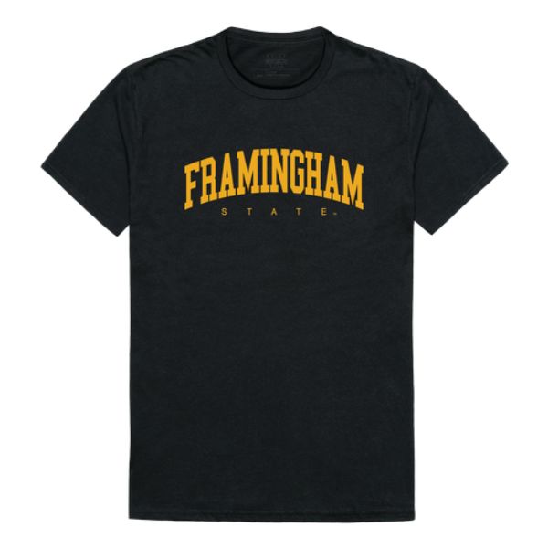 W Republic 537-643-BLK-02 Framingham State University Rams College T-Shirt&#44; Black - Medium