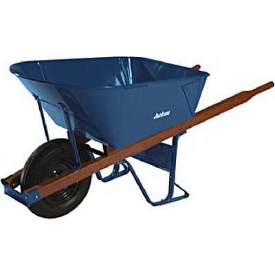 Jackson Professional Tools 027-M11T22 5.75 cu. ft. Steel Folded Tray Wheelbarrow