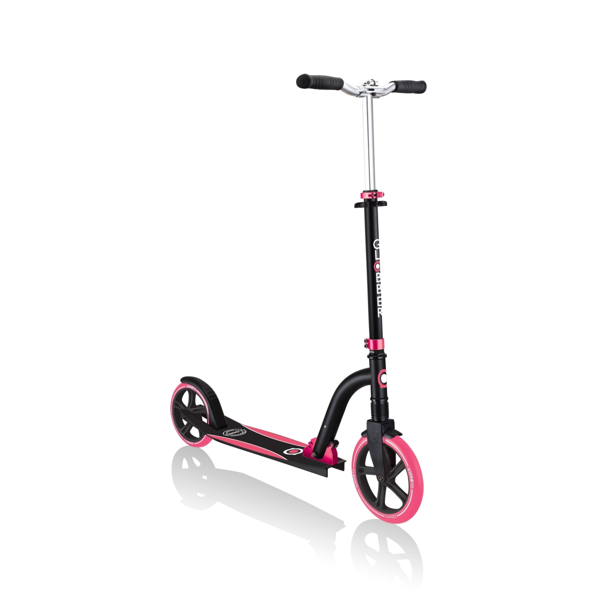Globber 686-110 NL 234 DUO - Big Wheel Scooter&#44; Black & Pink