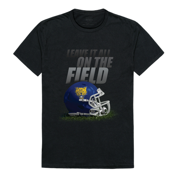 W Republic 524-642-BLK-05 Fort Valley State University Wildcats Gridiron Short Sleeve T-Shirt&#44; Black - 2XL