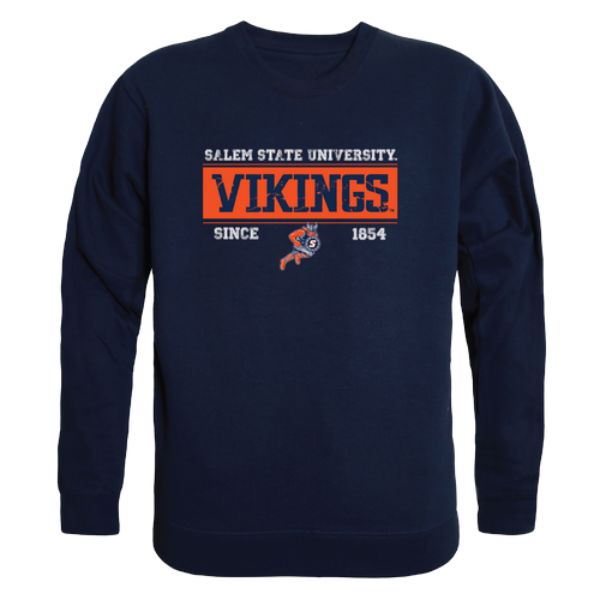 W Republic 544-581-NVY-05 Salem State University Vikings Established Crewneck Sweatshirt&#44; Navy - 2XL