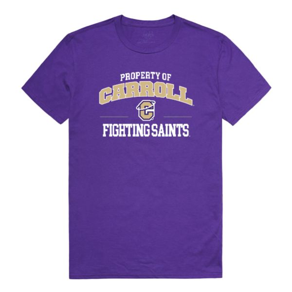 W Republic 517-624-PUR-05 Carroll College Saints Property College T-Shirt&#44; Purple - 2XL