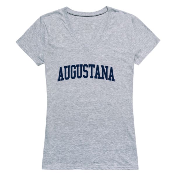 W Republic 501-500-HGY-02 Augustana University Vikings Game Day Women T-Shirt&#44; Heather Grey - Medium