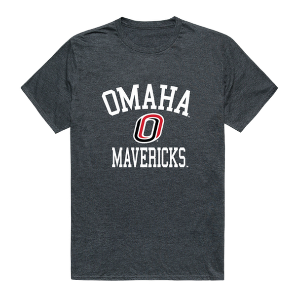 W Republic 539-552-HCH-02 University of Nebraska Omaha Mavericks Arch T-Shirt&#44; Heather Charcoal - Medium