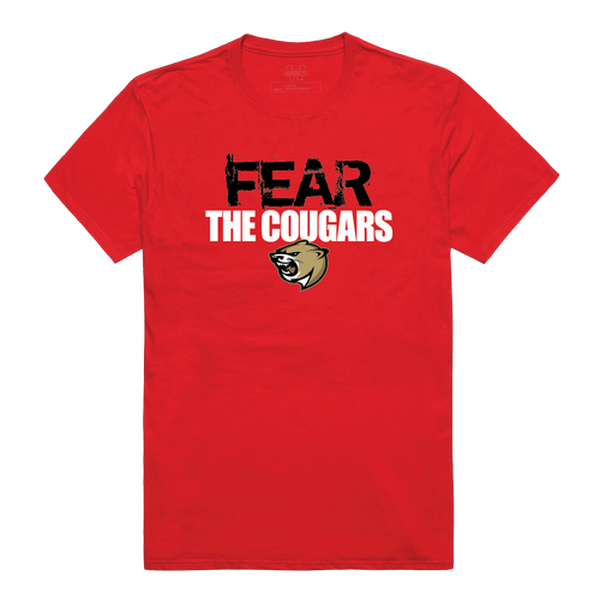 W Republic 518-505-RED-02 Caldwell University Cougars Fear College Short Sleeve T-Shirt&#44; Red - Medium