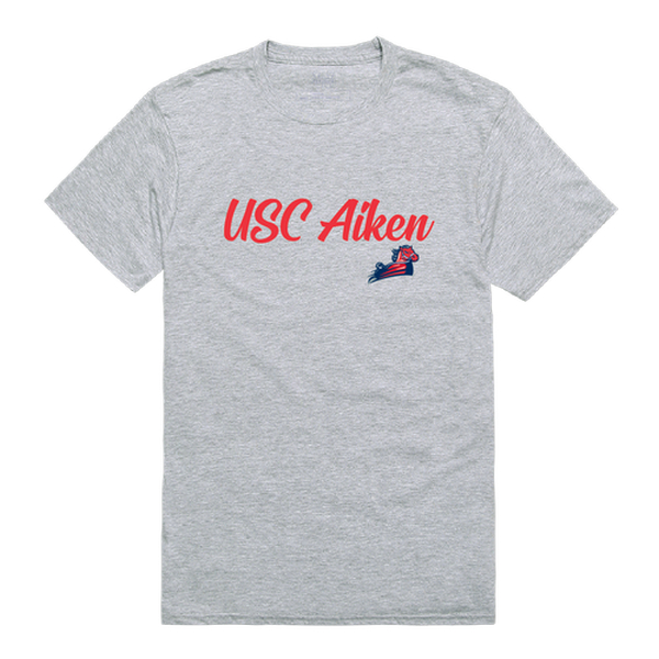 W Republic 554-485-HGY-01 University of Southern California Aiken Pacers Script T-Shirt&#44; Heather Grey - Small