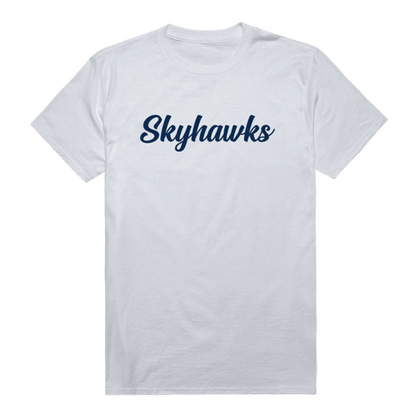 W Republic 554-570-WHT-02 Point University Skyhawks Women Script T-Shirt&#44; White - Medium