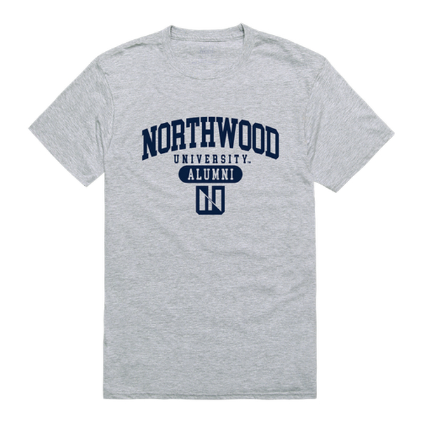 W Republic 559-562-HGY-03 Northwood University Timberwolves Alumni T-Shirt&#44; Heather Grey - Large