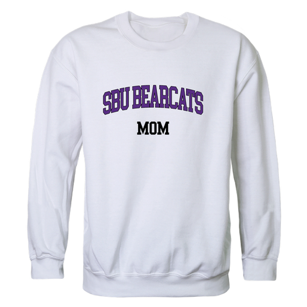 W Republic 564-587-WHT-04 Southern Baptist University Bearcats Mom Crewneck Sweatshirt&#44; White - Extra Large