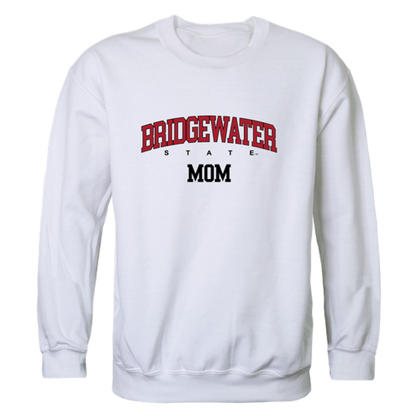 W Republic 564-620-WHT-05 Bridgewater State University Bears Mom Crewneck Sweatshirt&#44; White - 2XL