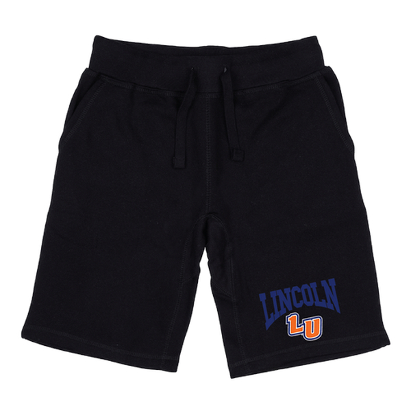 W Republic 567-532-BLK-04 Lincoln University Lions Premium Shorts&#44; Black - Extra Large