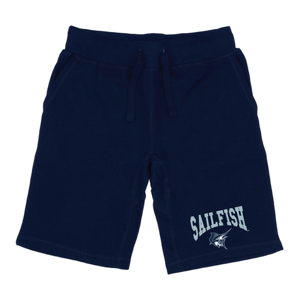 W Republic 567-568-NVY-01 Palm Beach Atlantic University Sailfish Premium Shorts&#44; Navy - Small