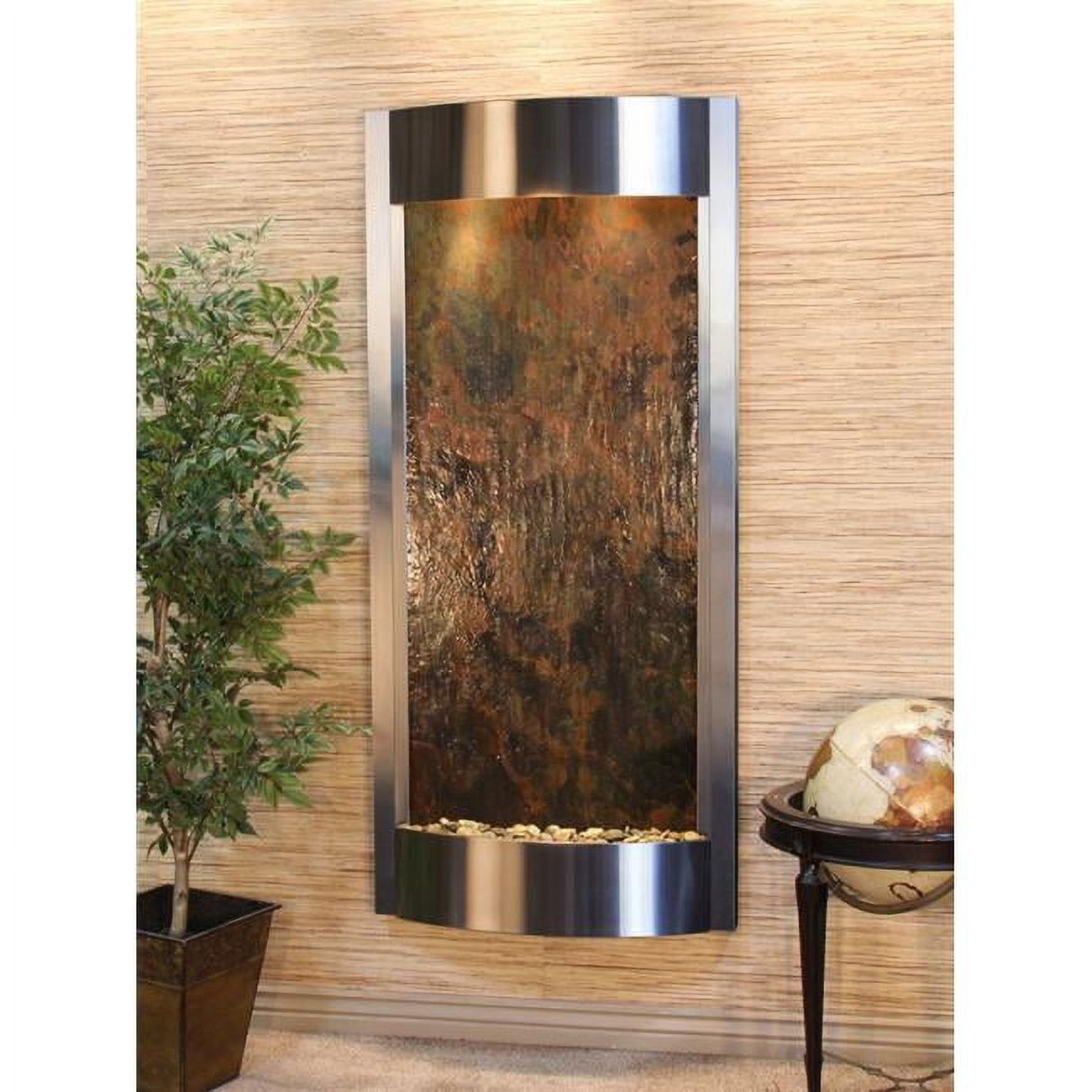 Adagio PWA2014 Pacifica Waters Stainless Steel Multicolor Featherstone Wall Fountain