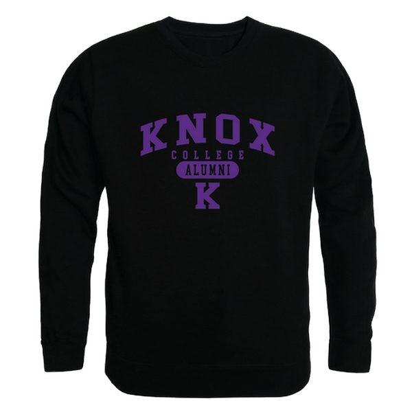 W Republic 560-527-BLK-02 Knox College Prairie Fire Alumni Fleece Sweatshirt&#44; Black - Medium