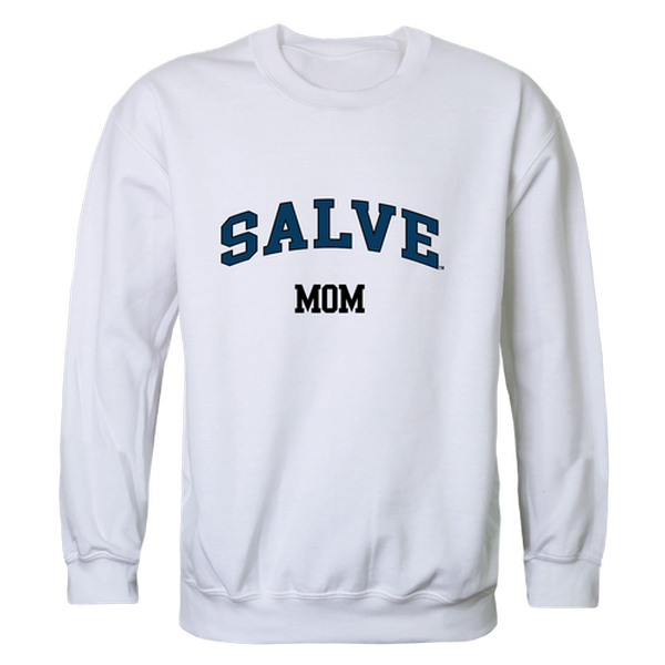 W Republic 564-474-WHT-01 Salve Regina University Seahawks Mom Crewneck Sweatshirt&#44; White - Small