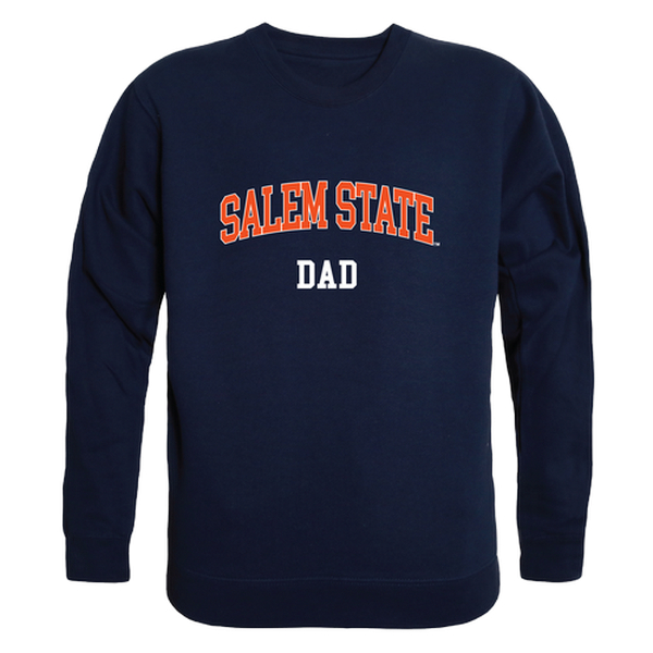 W Republic 562-581-NVY-02 Salem State University Vikings Dad Crewneck Sweatshirt&#44; Navy - Medium