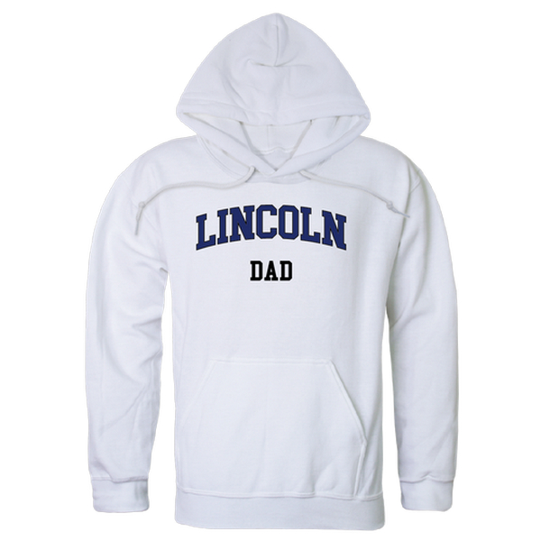 W Republic 563-532-WHT-02 Lincoln University Lions Dad Hoodie&#44; White - Medium