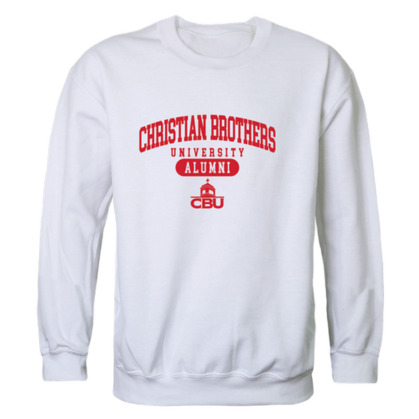 W Republic 560-510-WHT-04 Christian Brothers University Buccaneers Alumni Fleece Sweatshirt&#44; White - Extra Large