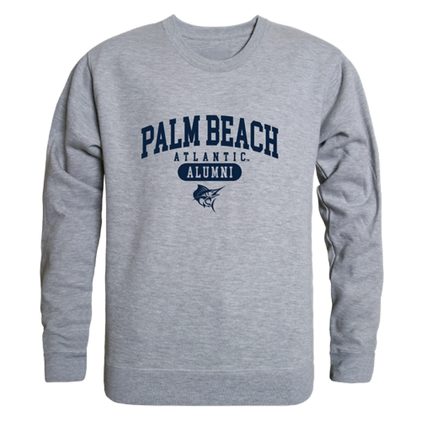 W Republic 560-568-HGY-03 Palm Beach Atlantic University Sailfish Alumni Fleece Sweatshirt&#44; Heather Grey - Large