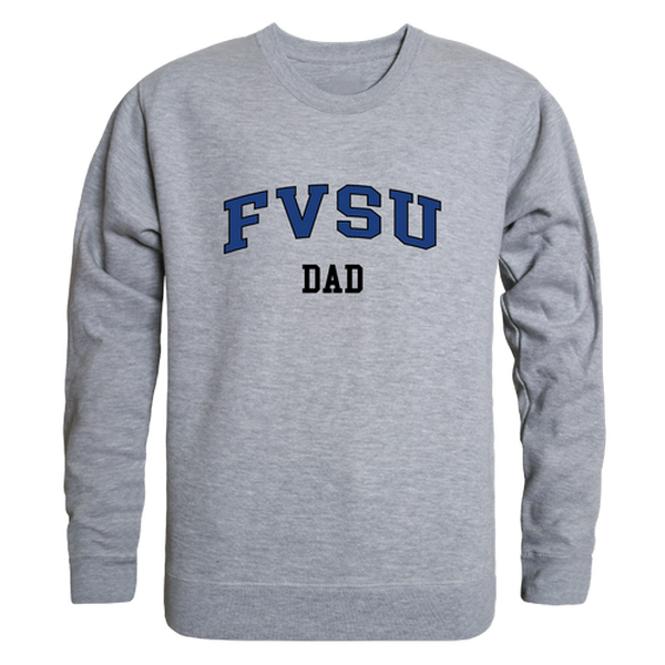 W Republic 562-642-HGY-04 Fort Valley State University Wildcats Dad Crewneck Sweatshirt&#44; Heather Grey - Extra Large