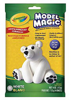 Crayola 4401 Model Magic Packages- White - 4 Oz.