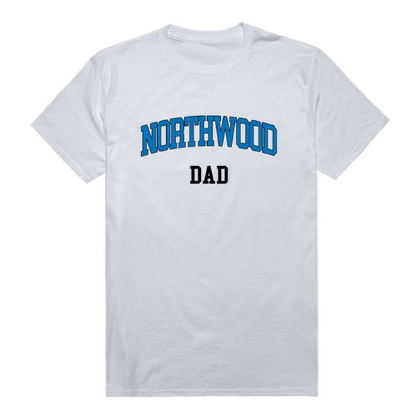 W Republic 548-562-WHT-04 Northwood University Timberwolves Short Sleeve College Dad T-Shirt&#44; White - Extra Large