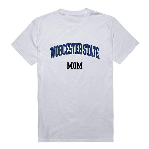W Republic 549-478-WHT-01 Worcester State University Lancers College Mom Short Sleeve T-Shirt&#44; White - Small