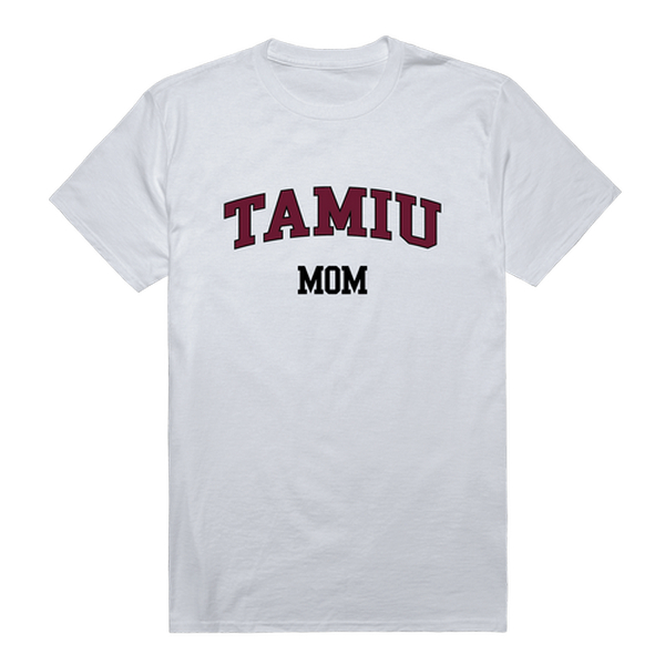 W Republic 549-491-WHT-03 Texas A&M International University DustDevils College Mom Short Sleeve T-Shirt&#44; White - Large