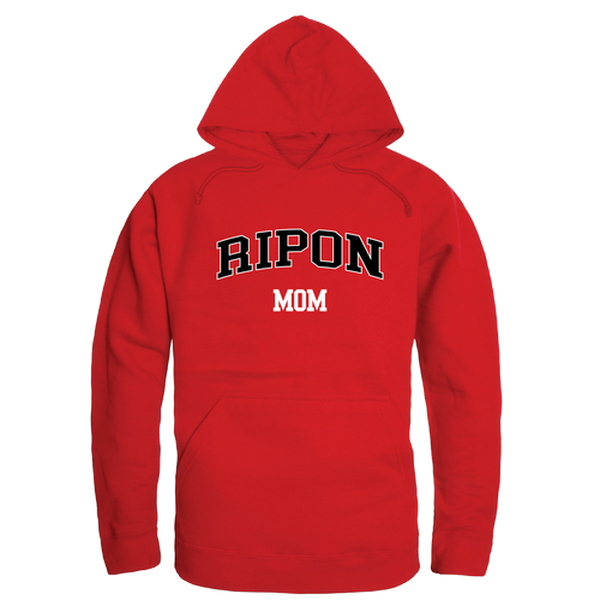 W Republic 565-575-RED-04 Ripon College Red Hawks Mom Hoodie&#44; Red - Extra Large