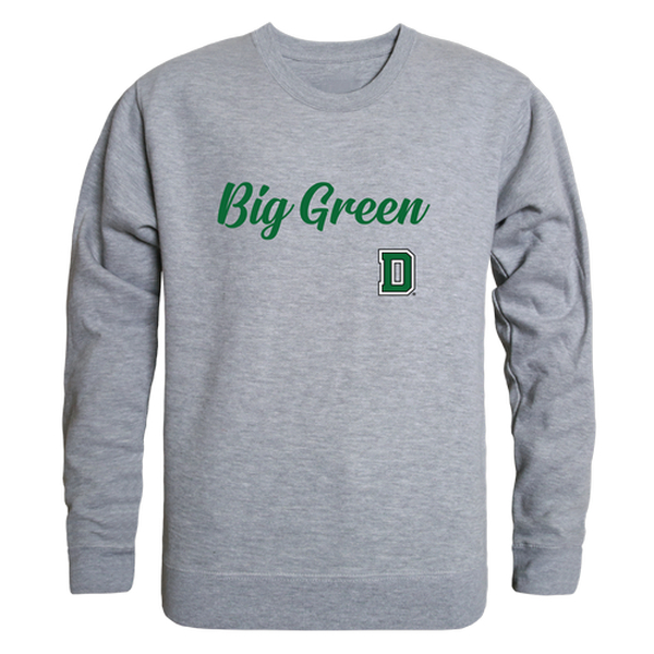 W Republic 556-705-HGY-05 Dartmouth College Big Green Script Crewneck Sweatshirt&#44; Heather Grey - 2XL