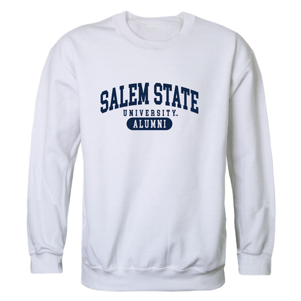 W Republic 560-581-WHT-04 Salem State University Vikings Alumni Fleece Sweatshirt&#44; White - Extra Large