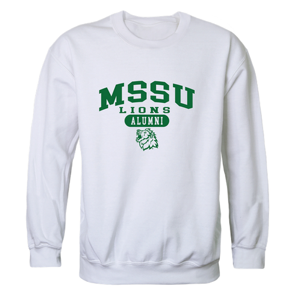 W Republic 560-546-WHT-04 Missouri Southern State University Lions Alumni Fleece Sweatshirt&#44; White - Extra Large
