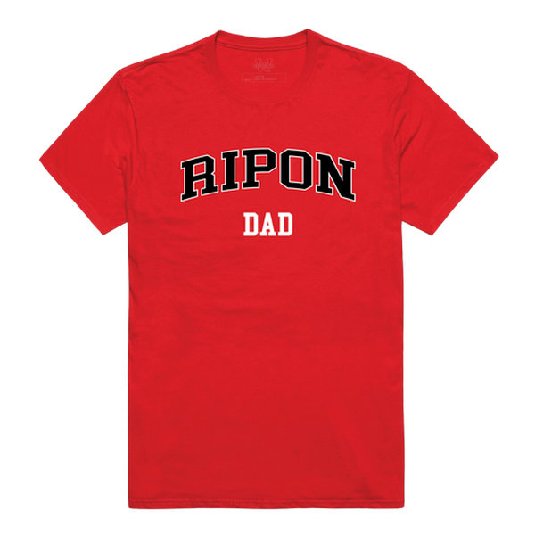 W Republic 548-575-RED-03 Ripon College Red Hawks College Dad T-Shirt&#44; Red - Large