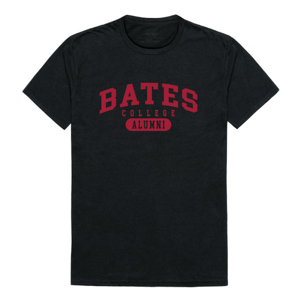W Republic 559-615-BLK-05 Bates College Bobcats Alumni T-Shirt&#44; Black - 2XL