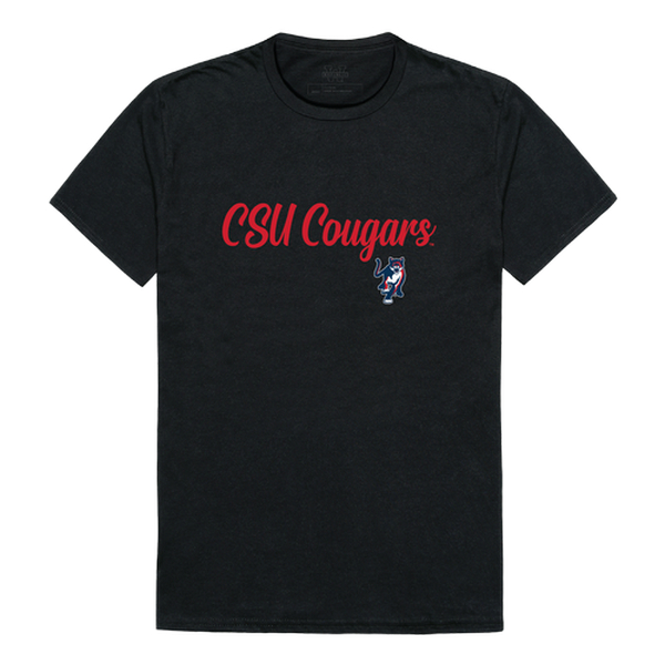 W Republic 554-464-BLK-04 Columbus State University Cougars Script T-Shirt&#44; Black - Extra Large
