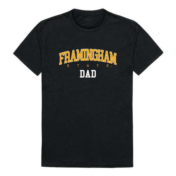 W Republic 548-643-BLK-01 Framingham State University Rams Short Sleeve College Dad T-Shirt&#44; Black - Small