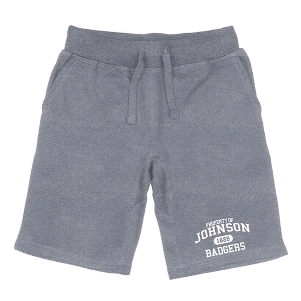 W Republic 566-559-HGY-05 Northern Vermont University Badgers Property Shorts&#44; Heather Grey - 2XL