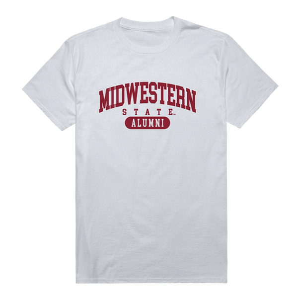 W Republic 559-543-WHT-05 Midwestern State University Mustangs Alumni T-Shirt&#44; White - 2XL