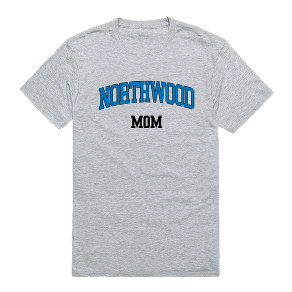 W Republic 549-562-HGY-02 Northwood University Timberwolves College Mom Short Sleeve T-Shirt&#44; Heather Grey - Medium