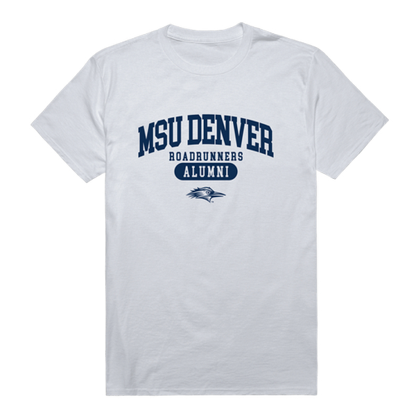 W Republic 559-542-WHT-03 Metropolitan State University of Denver Roadrunners Alumni T-Shirt&#44; White - Large