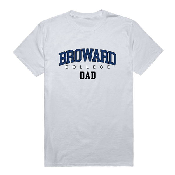 W Republic 548-504-WHT-02 Broward College Seahawks College Dad T-Shirt&#44; White - Medium