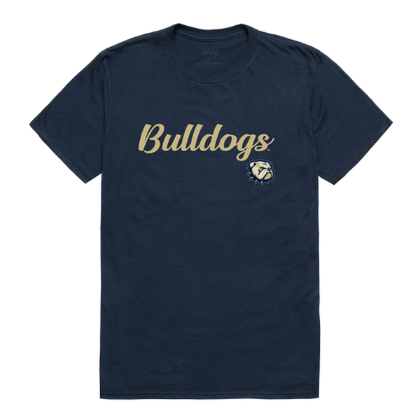 W Republic 554-488-NVY-03 Wingate University Bulldogs Script T-Shirt&#44; Navy - Large