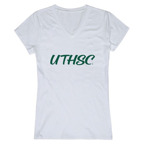 W Republic 555-247-WT2-03 University of Tennessee Health Science Center Women Script T-Shirt&#44; White - Large